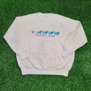 Vintage 1988 Yorkie Dog Sweatshirt Womens XL 23x26 Heathered